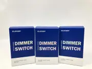 3 Pack ELEGRP DIGITAL DIMMER SWITCH 300W DIMMABLE LED CFL LIGHTS AND 600W