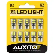 10 AUXITO T10 194 168 2825 LED License Plate Light Bulb White W5W 14-LED 2835SMD