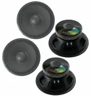 4x Harmony HA-P12LS8 Replacement 12" Pro PA 800W Subwoofer - Speaker 8 Ohm Sub