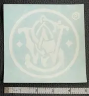 Smith & Wesson Logo Die Cut Vinyl Sticker / Decal
