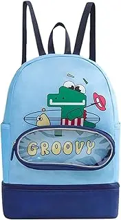 Swimming Backpack for Girls | Cartoon Beach Backpack,Sports Gym Bag Large Capacity Wet and Dry Separation Adjustable Shoulder Strap for Boys Girls