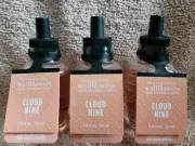 *Three*(3) Bath & Body Works CLOUD NINE Wallflower Refill Bulbs 0.8 FL Oz Ea