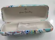 Genuine Vera Bradley CITRUS PAISLEY Clamshell Hard Sunglass Eyeglasses Case