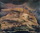 Elohim Creating Adam : William Blake : 1795 : Art Print