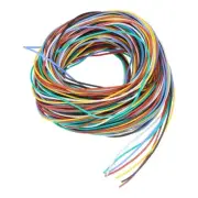 28 Gauge PVC Hookup Wire 9m 28AWG Flexible Electrical Wire 7 Color 0.12cmDia