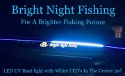 20 ft UV / White LED Strip Black Light Night Fishing Ultraviolet Boat BLACK PCB
