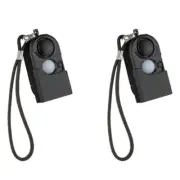 2 Pcs Camping Travel Portable PIR Infrared Motion Sensor Detector Alarm5396