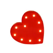 NNETM Romantic Red Heart Shape Decorative Light | Proposal & Event Atmosphere Light