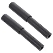 2 Pcs Golf Extender Stick Extension Rods Club Steel Shaft Travel Man