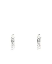 Ring earring One size White