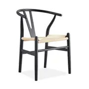 Arc Dining Chair - Black/Natural