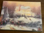 VICTORIAN CHRISTMAS II New Artist Thomas Kinkade Art Print Jigsaw Puzzle SEALED