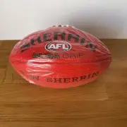 AFL Football T W Sherrin Dura Grip Size 4 New Sealed
