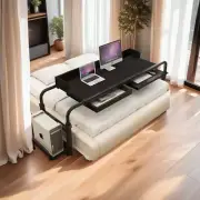Height Adjustable Over the Bed Table For Computer Playing Studying Eating