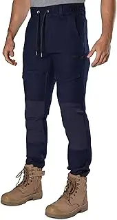 [BAD WORKWEAR] Saviour™ Cuffed Elastic Waist Work Pants for Men - Lightweight Pants with Elastic Waist and Cuffed Ankles