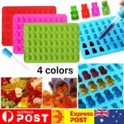 50 Bear Silicone Gummy Chocolate Baking Mold Ice Cube Tray Candy Jelly Mould