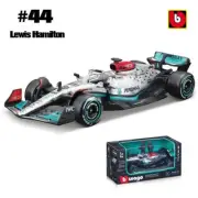 Bburago 1:43 2022 F1 Mercedes-AMG Team W13 #44 Hamilton / #63 Russell Model Car.
