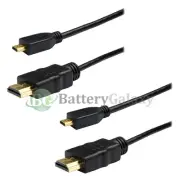 2 6FT HDMI to Micro HDMI Cable for Smartphone Tablet Amazon Kindle Fire HD HOT!