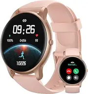 Parsonver Smart Watch for Women Men(Answer/Make Calls), Fitness Tracker with Heart Rate Monitor/Sleep Tracker/100+ Sport Modes/IP68 Waterproof/Steps Counter, Round Smartwatch for iPhone/Android Phones