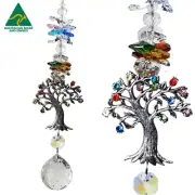 Large Tree Of Life Crystal Suncatcher chakra rainbow suncatchers sun catcher