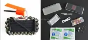 MINI Pocket EDC Fire Starting & Fishing Paracord Kit. Hiking/Backpacking/Boating