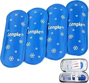 Diabetes Ice Packs for Insulin Cooler Travel Case - Mini Ice Packs Suitable for Most Insulated Medication Travel Bag, TSA Approved Ice Packs for Diabetic Travel Case (4 Packs）