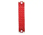 C43 Christmas Decorations Red Old Man Snowflake Table Runner Creative Table Runner Table Dress Up Christmas Tablecloth