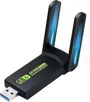 1800Mbps WiFi6 USB3.0 Network Adapter 802.11AX Dual Band 2.4G/5GHz Wireless WiFi Dongle Network Card Support Win10/11 PC