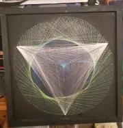 24x24" original string art