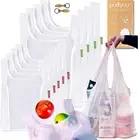 Purifyou Premium Reusable Mesh Shopping Bags for Produce and Grocery | Keeps ...
