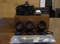 在飛比找Yahoo!奇摩拍賣優惠-【售】Nikon F3 Limited 機皇限量版9成極新機