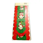 vintage Christmas card holder Father Christmas Santa by minds eye retro 1991
