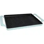Chasseur Rectangular Grill 42x24cm Duck Egg Blue Cast Iron