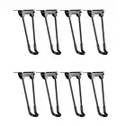 4x Foldable Hairpin Table Legs Black for Apartment Home Decoration Dormitory