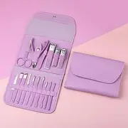 KANISYA Manicure Pedicure Set Nail Clipper Kit For Women Men 16 Pieces Stainless Steel Professional Manicure Kit Tools Set for Household, Facial Nail Care, Foot Care With Travel Case (Multi Color)