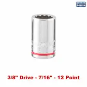 Kincrome K2849 - Socket 3/8" Drive 7/16" Mirror Polish
