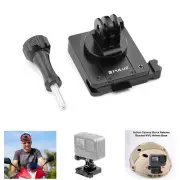 Quick Release Helmet Bracket Mount for Insta360 Ace Pro/DJI Osmo Action 4 Camera