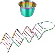 Taco Stand Stainless Steel Taco Stand Single Sauce Cup Burrito Stand(Colour 4)