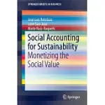 SOCIAL ACCOUNTING FOR SUSTAINABILITY: MONETIZING THE SOCIAL VALUE