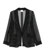 Forte Forte Sheer Jacket 1,2 Black