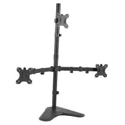 Triple LCD LED Computer Monitor Desk Stand, Free Standing Heavy Duty Fully