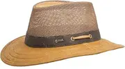 [Outback Trading] Willis With Mesh Oilskin Hat Field Tan / XL, Field Tan