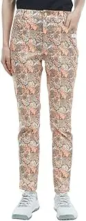 [New Balance] 012-3131504 Women's Slim Long Pants (Art Print, Sweat Wicking, Quick Drying, Stretchy, Inseam: 28.7 inches (73.0 cm), Golf