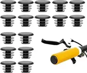 SGERUFZ 8 Pairs Bicycle Stem Rubber Stoppers Handlebar Plugs Stem End Plugs Handlebar Grips for Bicycles