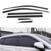 For Honda CR-V CRV 2023-2025 Window Visor Vent Shades Sun Rain Guard Black+Steel (for: Honda)