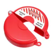 Gate Valve Lockout Device, for 5" to 6-1/2" Diameter Valve, Red