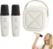 Karaoke Machine for Kids,Rechargeable Kids Karaoke Machine with Microphones - Family Friends Interaction Children Aged 3 Singing Game for Dorm, Classroom
