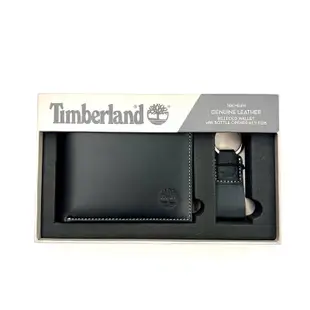 （現貨免運）🇺🇸Timberland專櫃正品 天伯倫皮夾 黑色牛皮附零錢袋+鑰匙圈禮盒🎁 男皮夾 男生短夾 男用