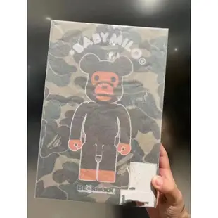 《現貨》bearbrick 庫柏力克熊 BAPE Milo 400%+100% 拆檢