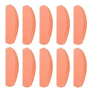 10pcs Nail Buffers 100/180 Grit Mini Nail Sanding Blocks Set Orange